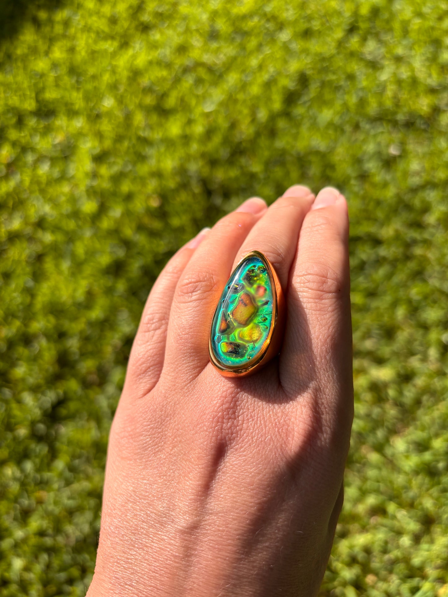 Mood Sea Glass™ Mosaic Ring