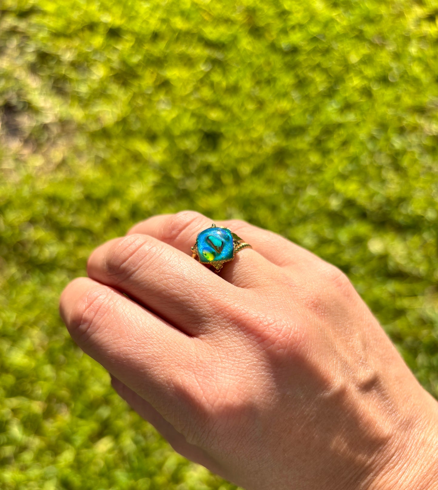 Mood Sea Glass™ Mosaic Ring