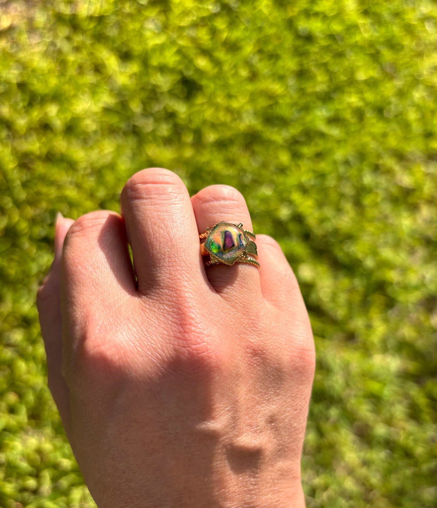 Mood Sea Glass™ Mosaic Ring