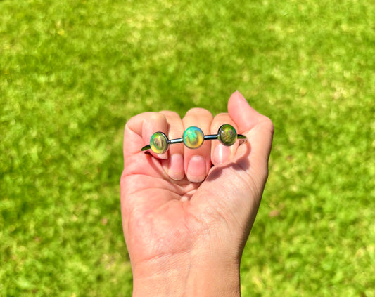 Mood Sea Glass™ 3 Stone Bracelet