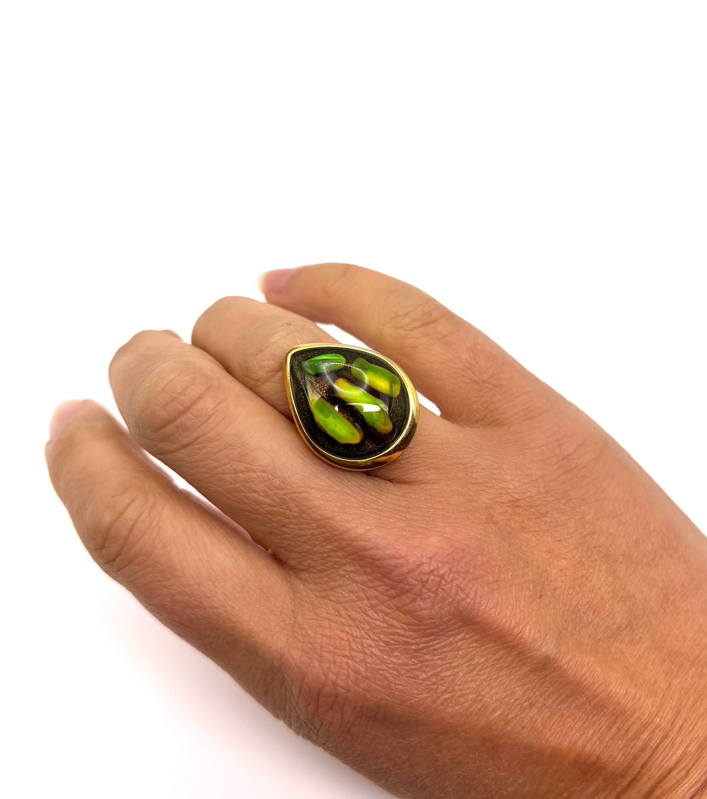 Mood Sea Glass™ Mosaic Ring