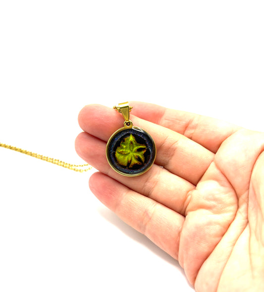 Sand Dollar Mood Necklace