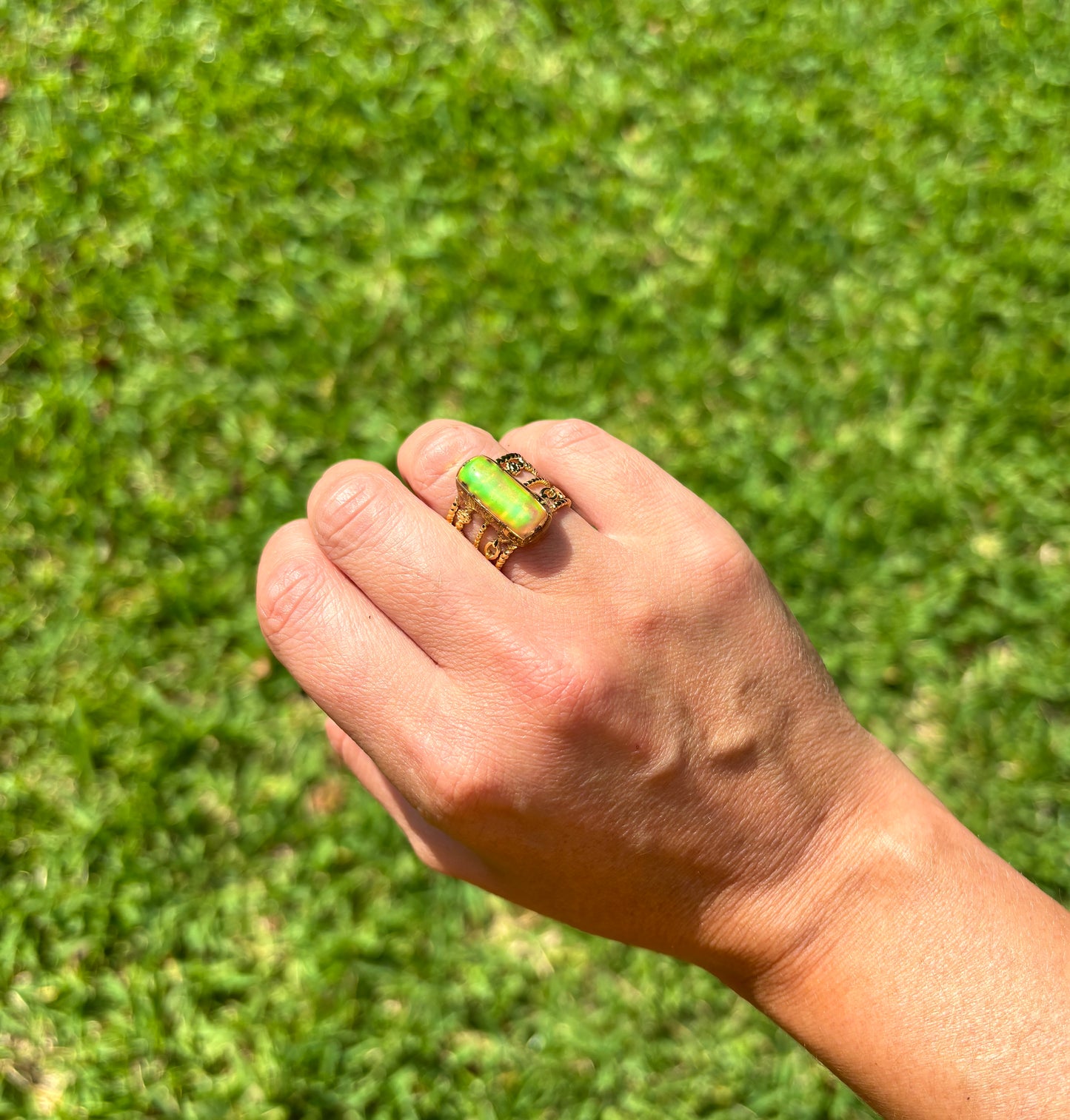 Mood Sea Glass™ Mosaic Ring