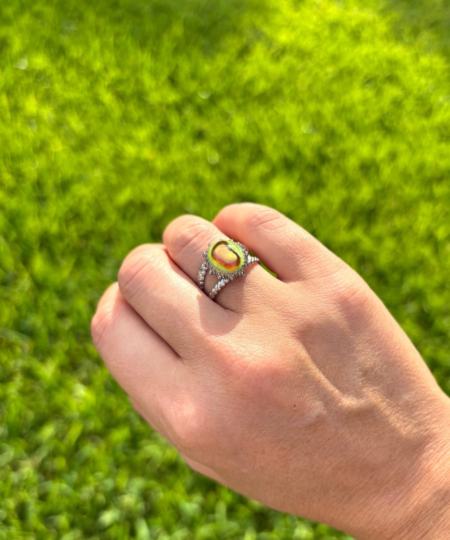 Mood Sea Glass™ Sun Ring