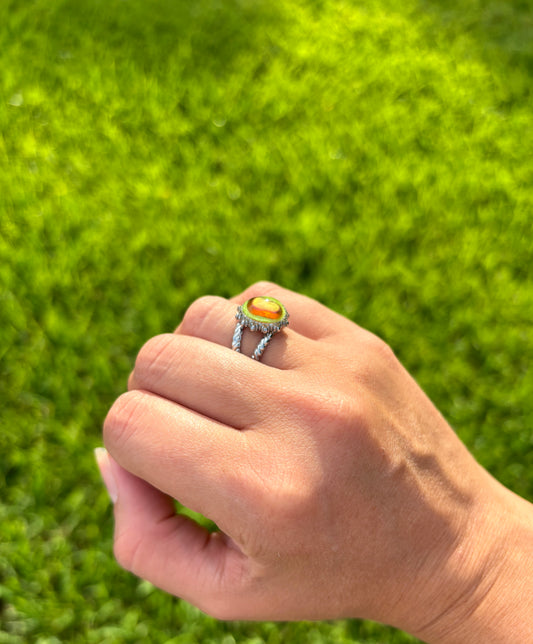 Mood Sea Glass™ Sun Ring