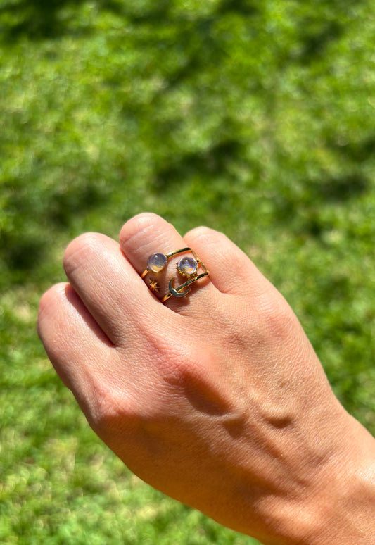 Sun/Moon Mood Color Changing Ring