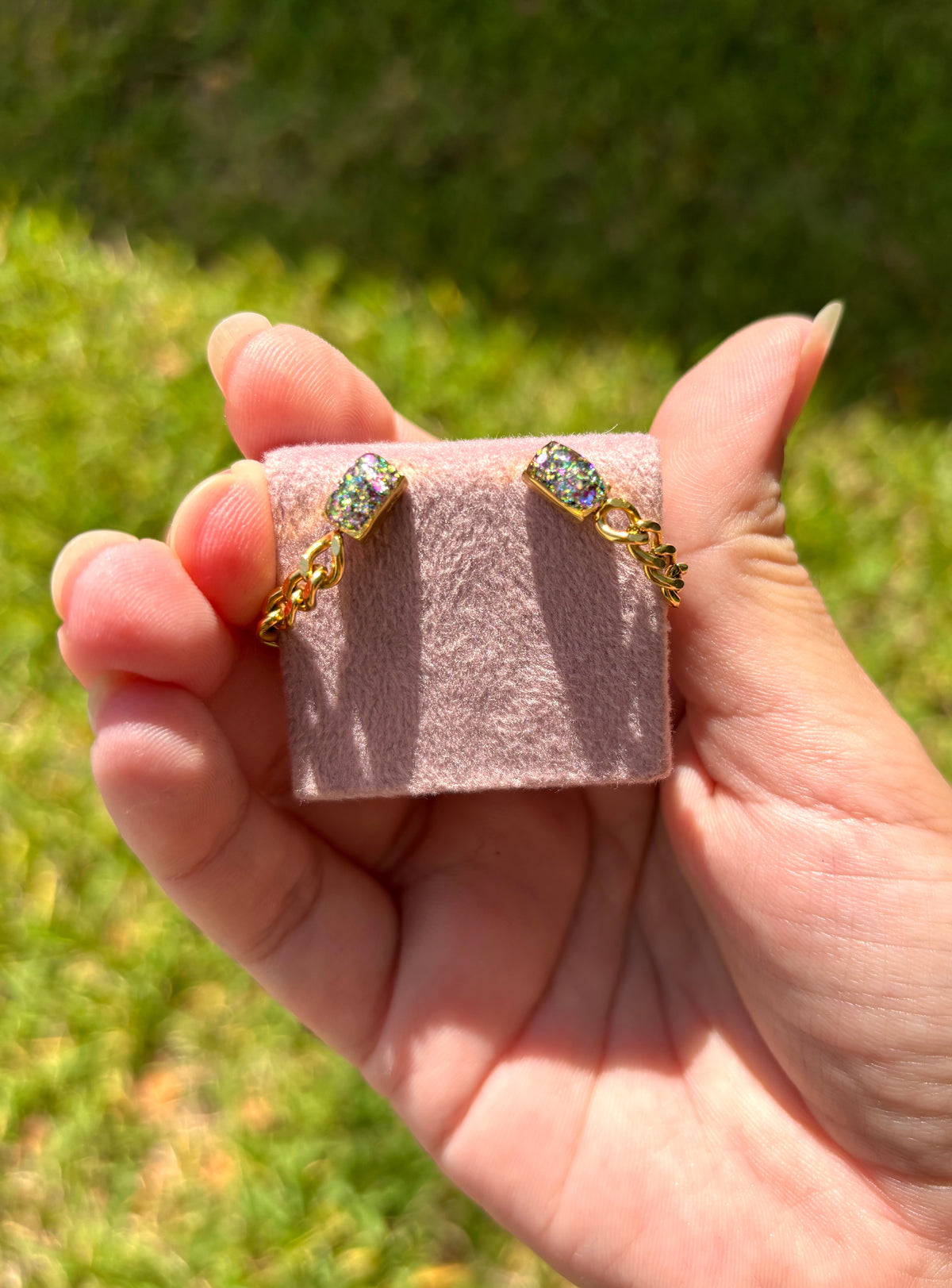 Chameleon Chain Earrings