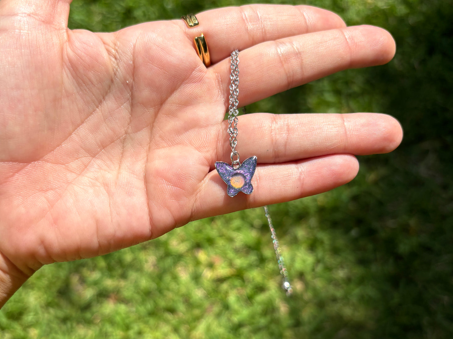 Mood Color Changing Butterfly Necklace