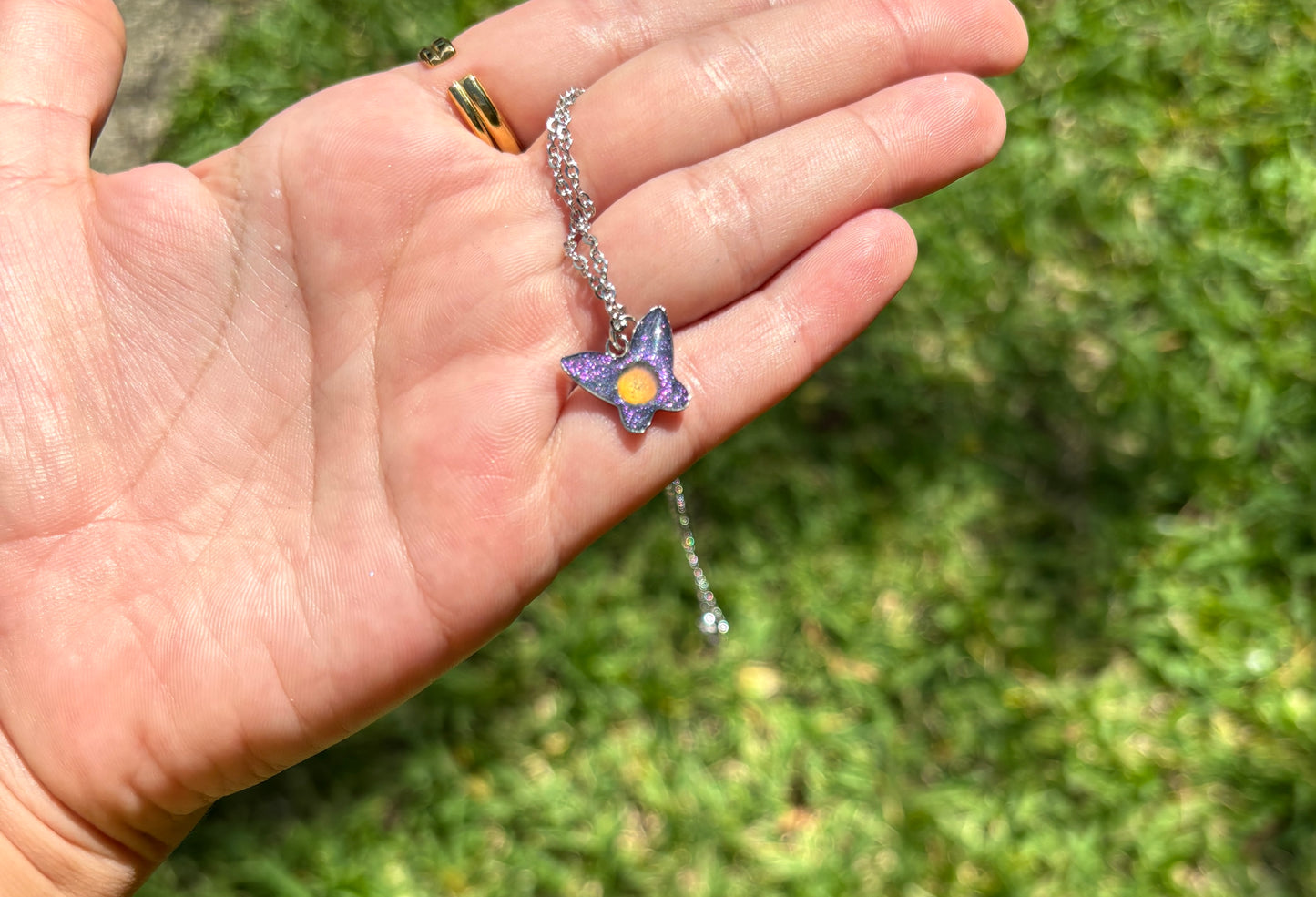 Mood Color Changing Butterfly Necklace