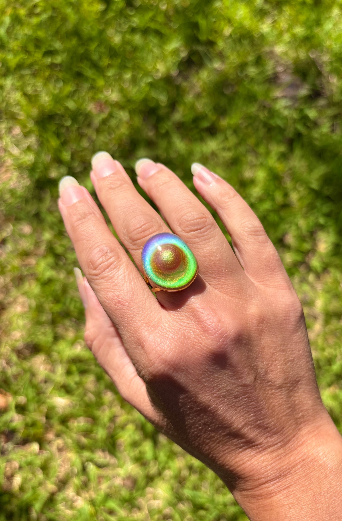 Color Changing Chameleon Ring