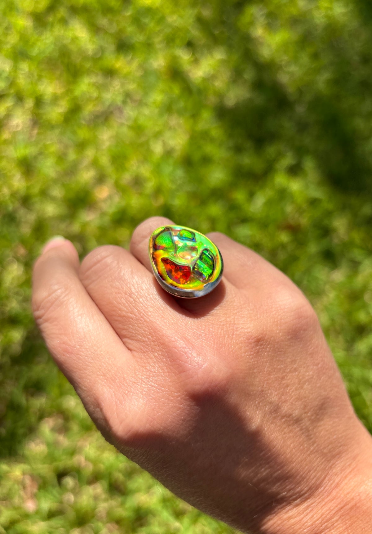 Mood Sea Glass™ Mosaic Ring