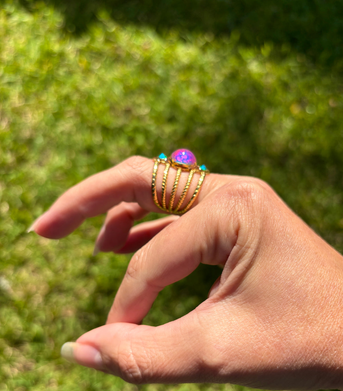 Color Changing Swarovski Ring