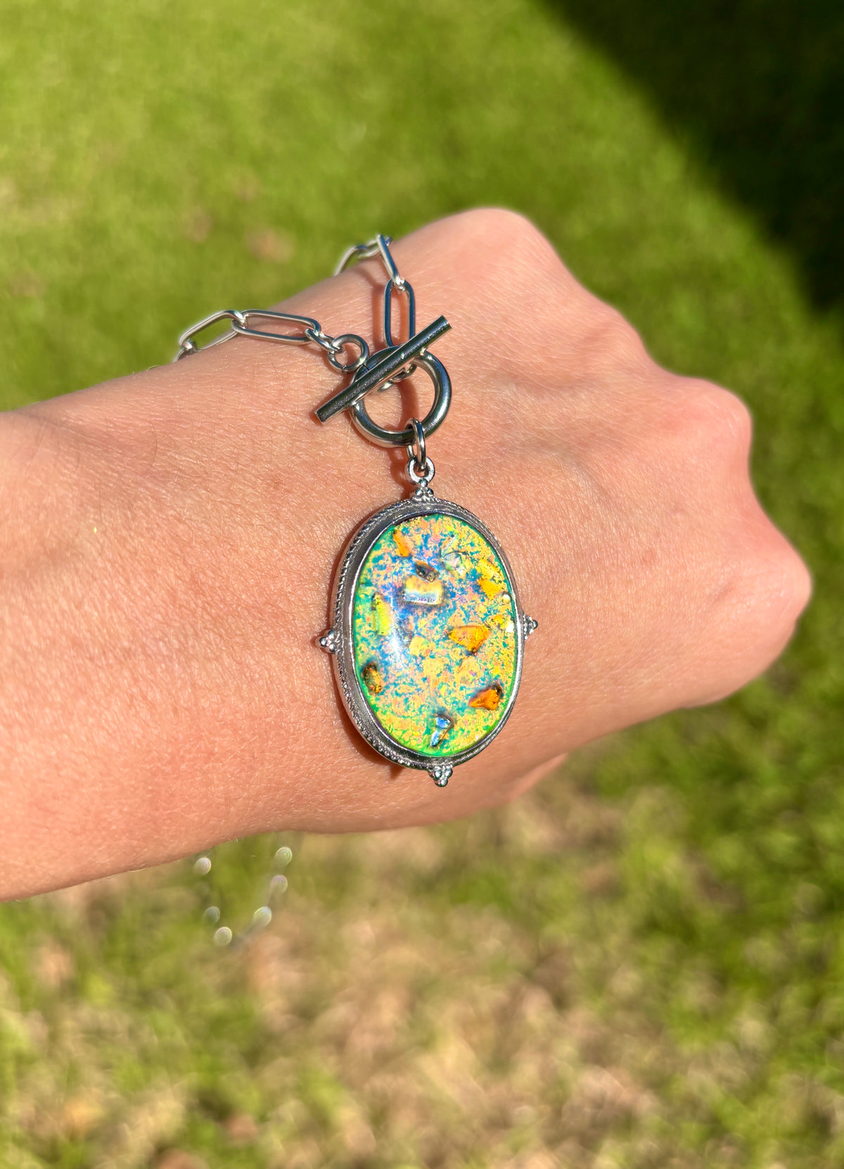 Mood Sea Glass™ Mosaic Necklace