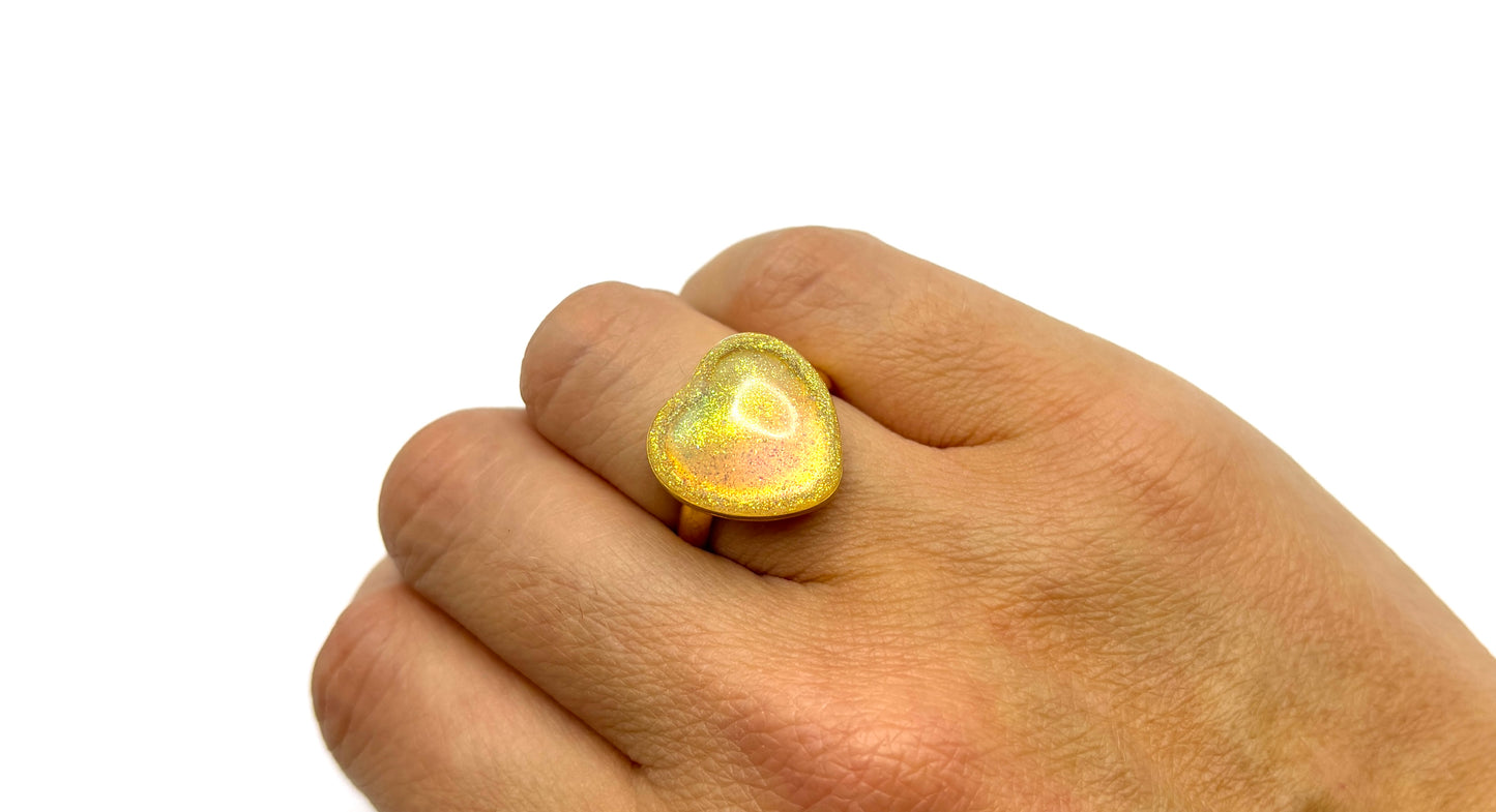 Mood Color Changing Heart Ring