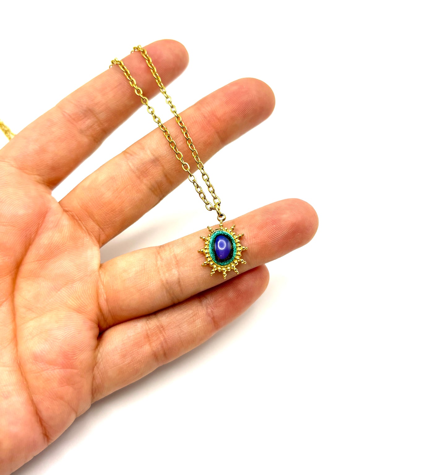 Mood Sea Glass™ Sun Pendant