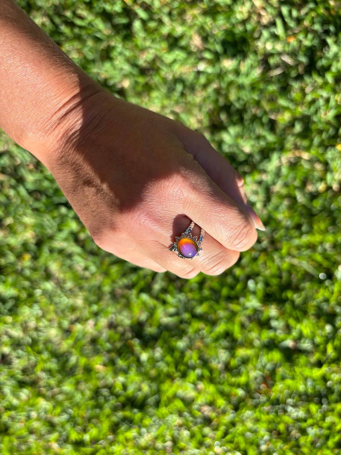 Mood Sea Glass™ Sun Ring