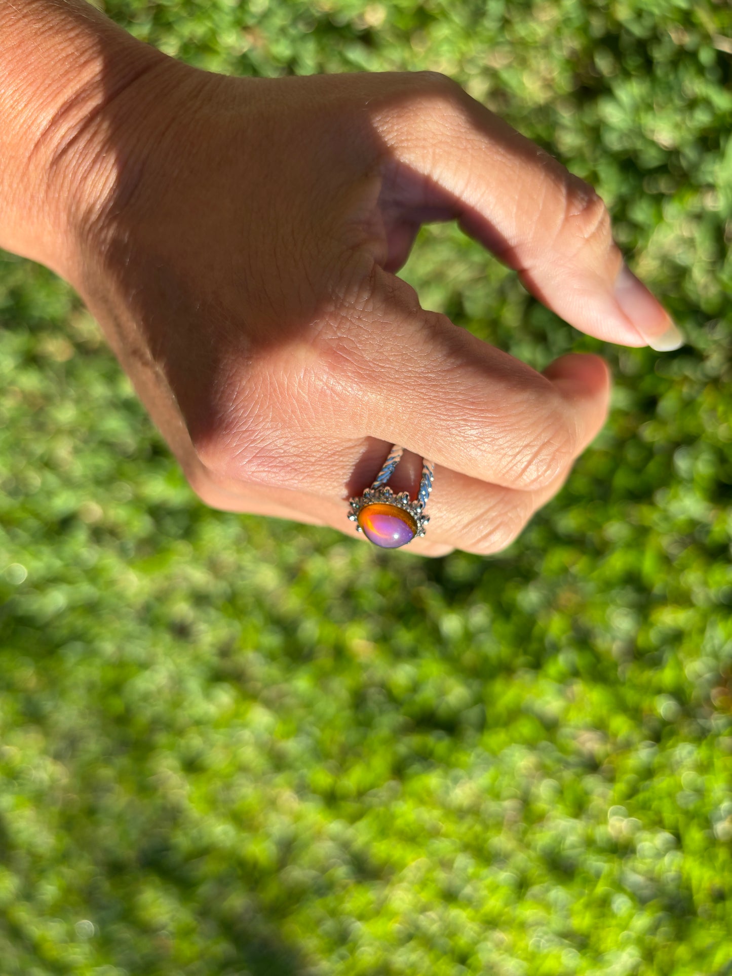 Mood Sea Glass™ Sun Ring