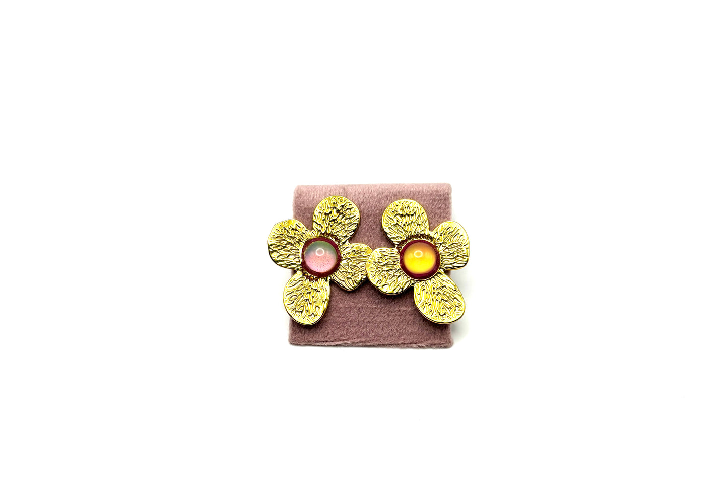 Mood Color Changing Flower Earrings