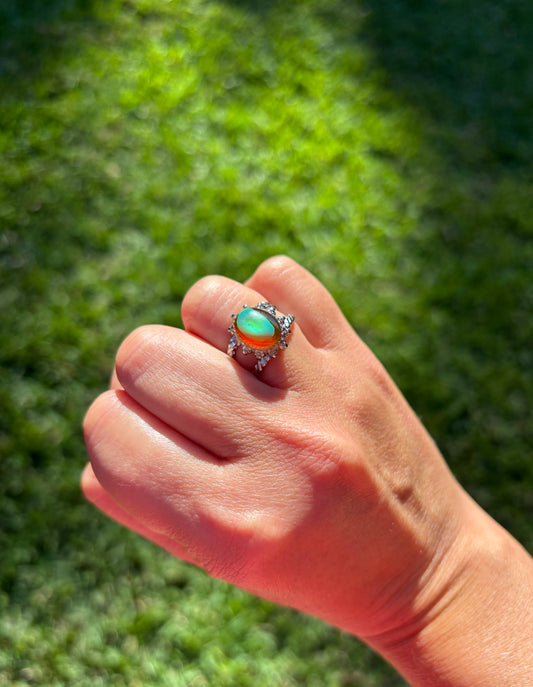Mood Sea Glass™ Sun Ring