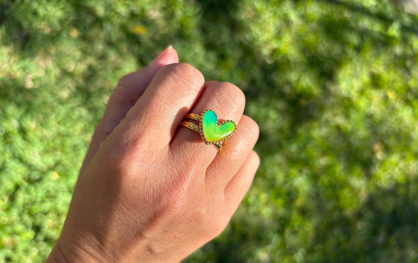 Color Changing Heart Mood Ring