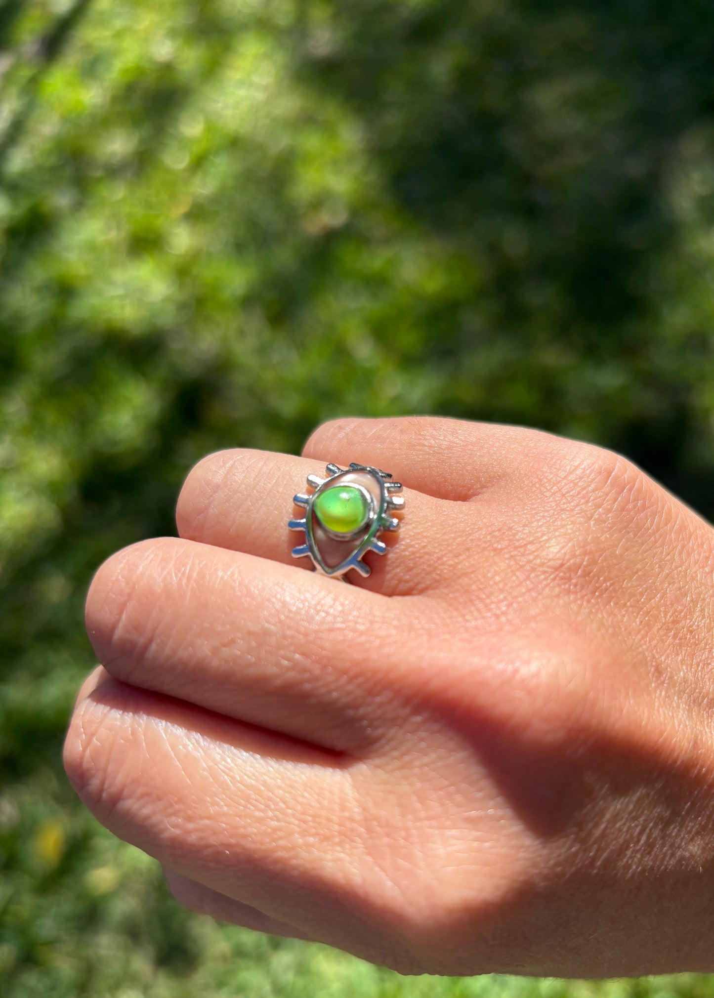 Mood Sea Glass™ Eye Ring