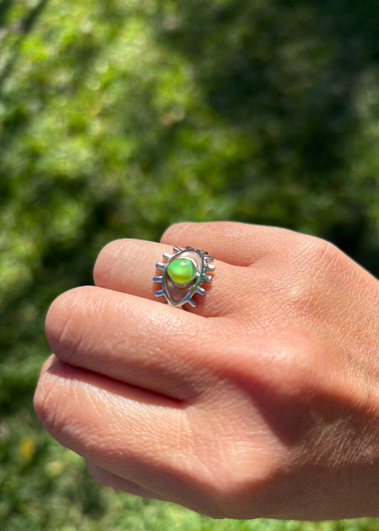 Mood Sea Glass™ Eye Ring