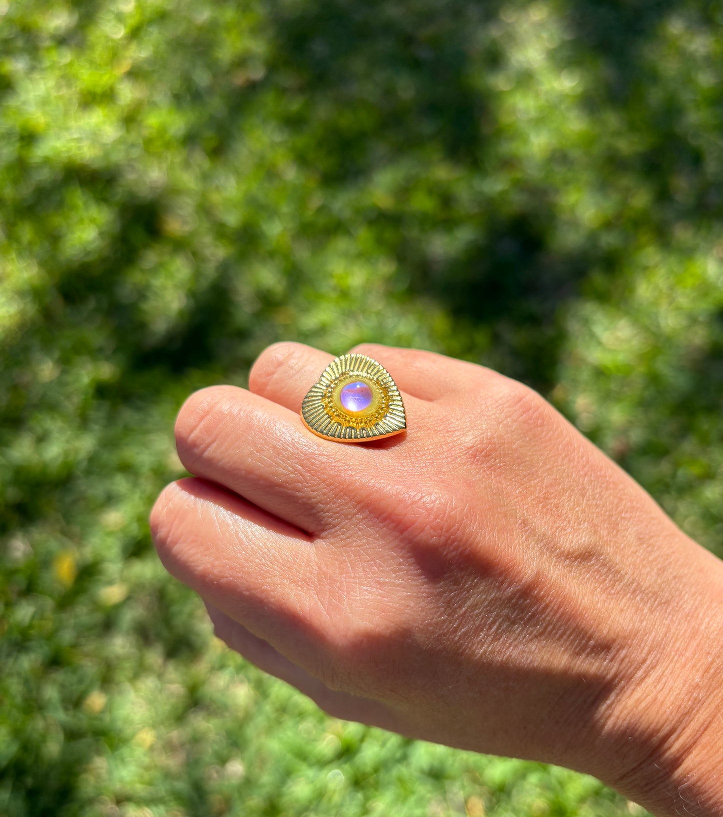 Heart Mood Color Changing Ring