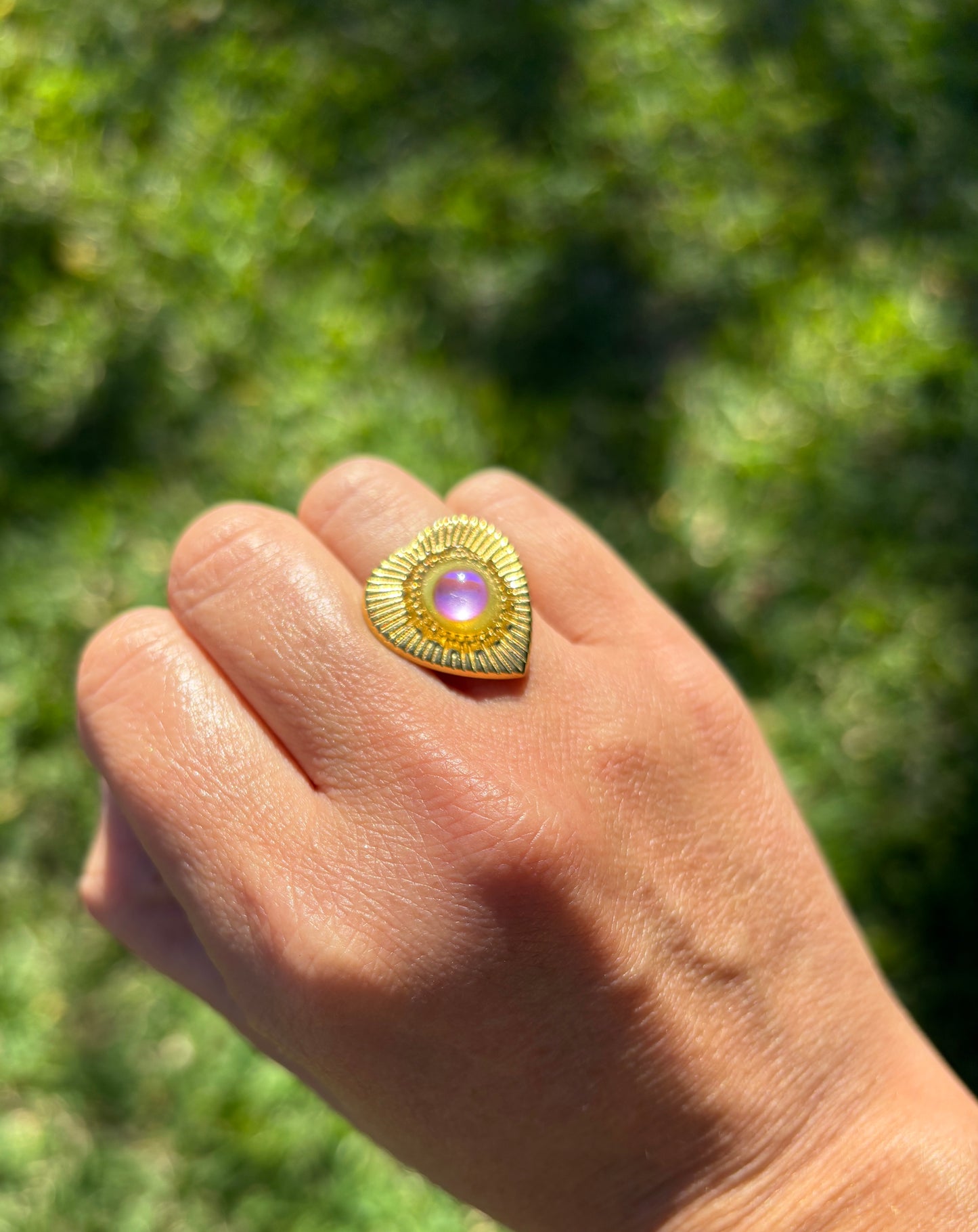 Heart Mood Color Changing Ring