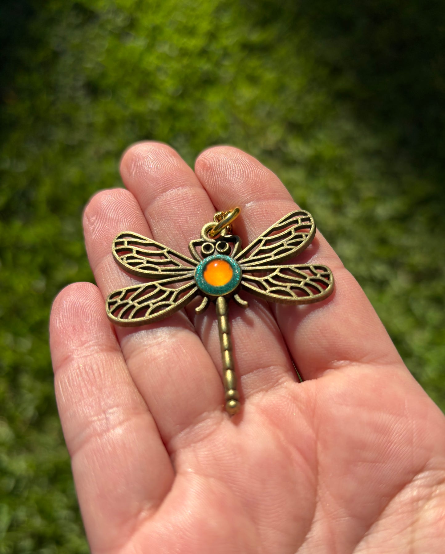 Mood Color Changing Dragonfly Pendant