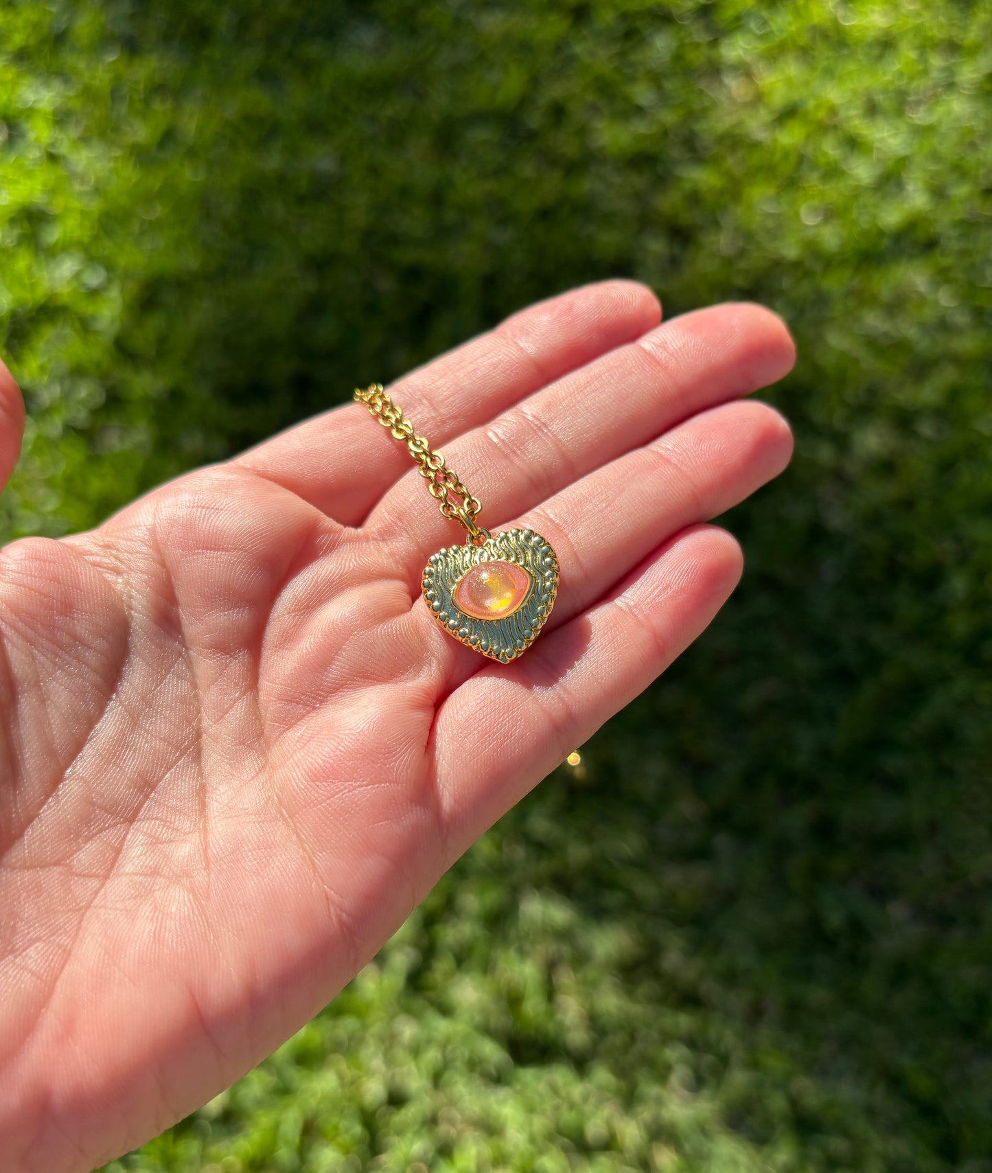 Color Changing Heart Pendant