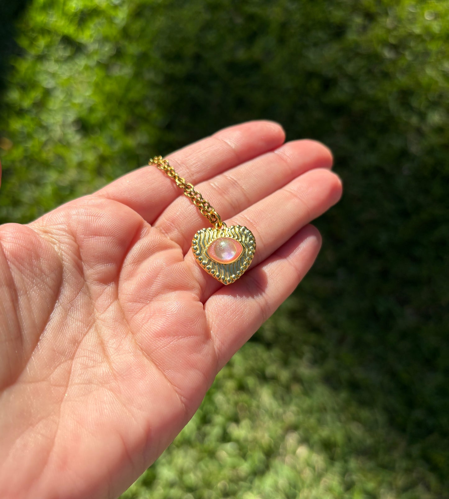 Color Changing Heart Pendant