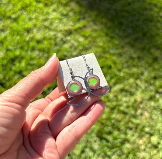 Mood Color Changing Moon Earrings