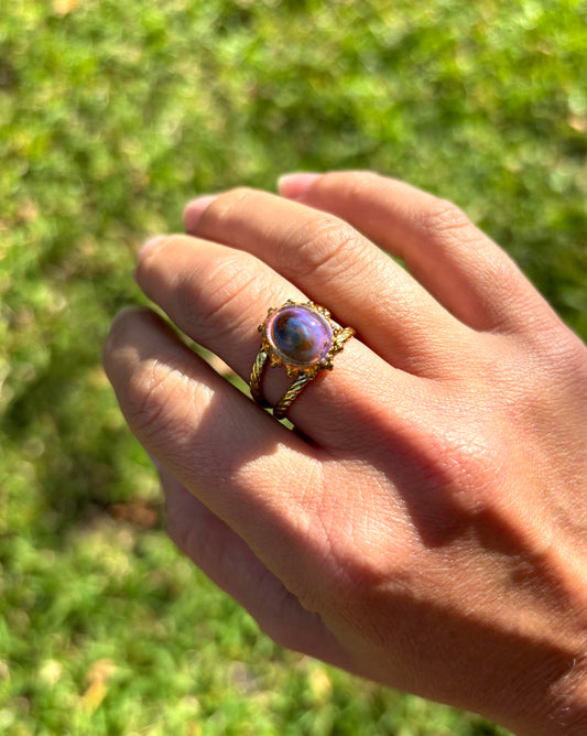 Tiger Eye Sun Mood Ring