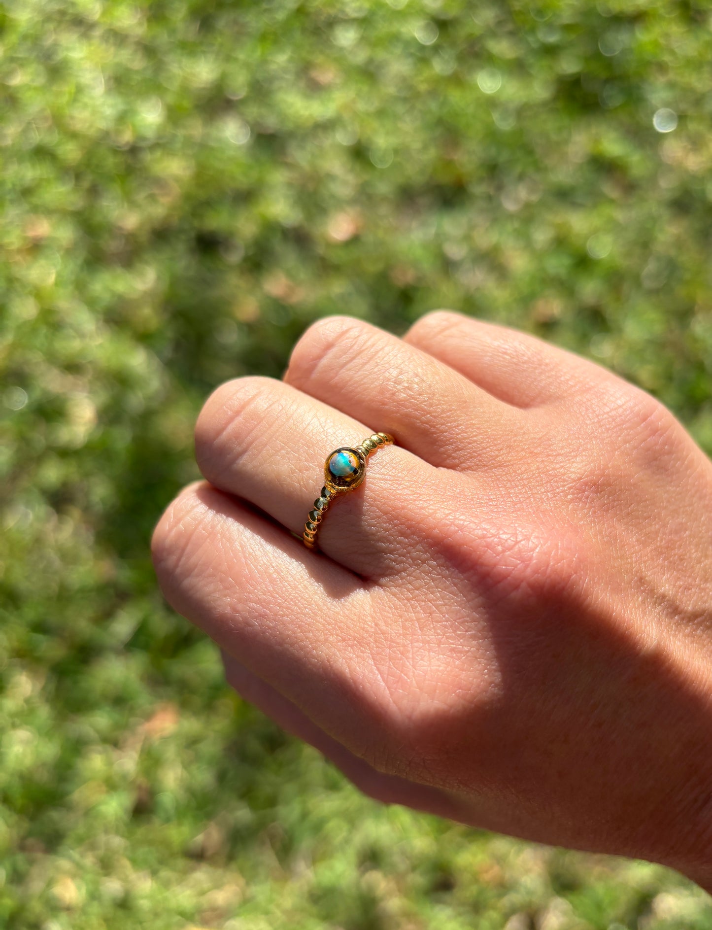 Tiger Eye  Mood Ring