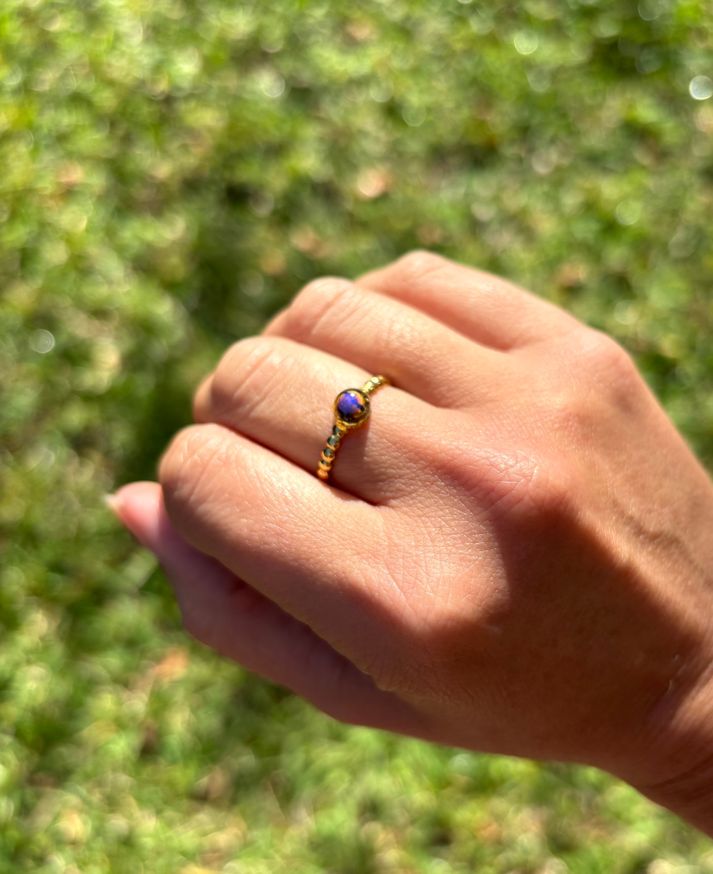 Tiger Eye  Mood Ring