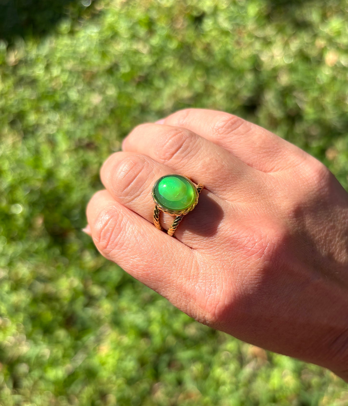 Jade Mood Ring