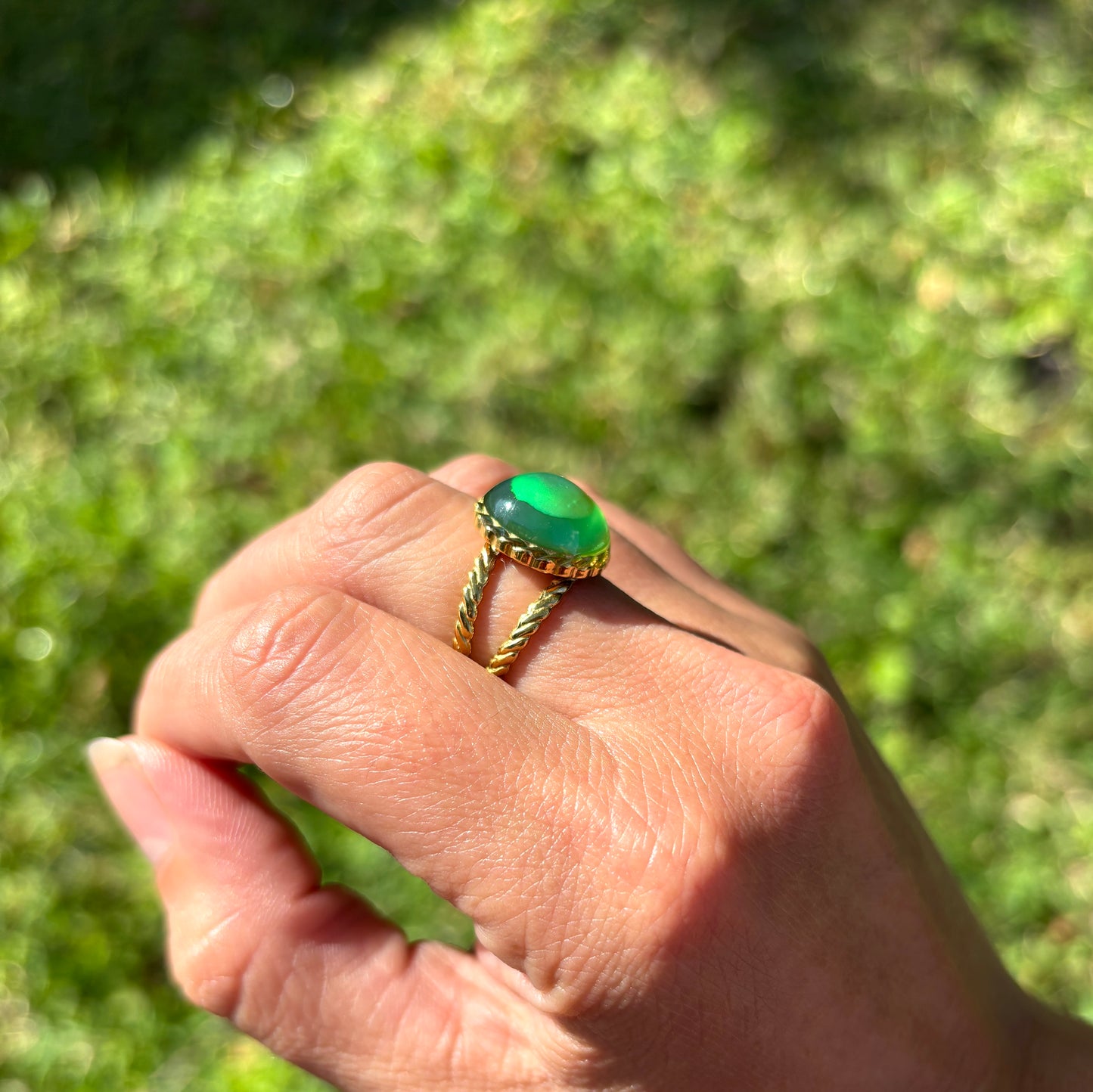 Jade Mood Ring