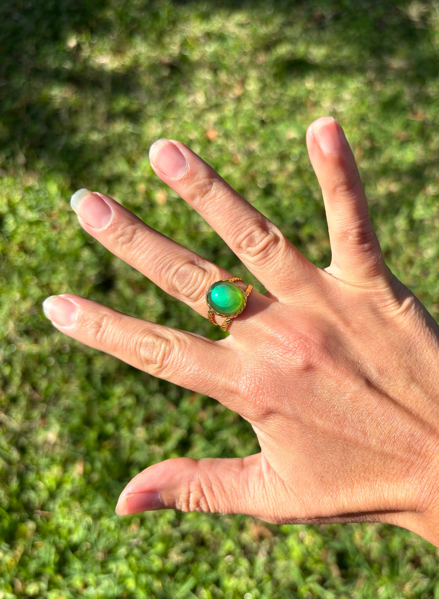 Jade Mood Ring
