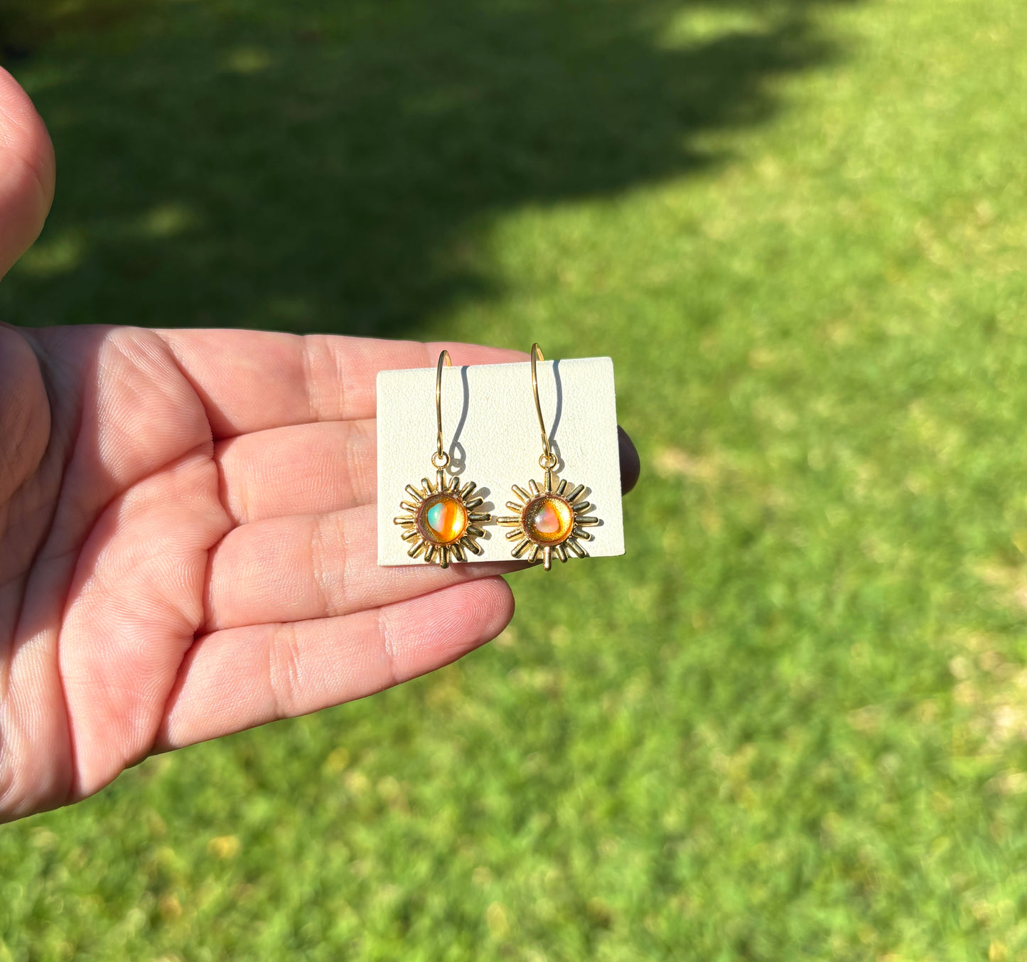 Mood Sea Glass™ Sun Earrings