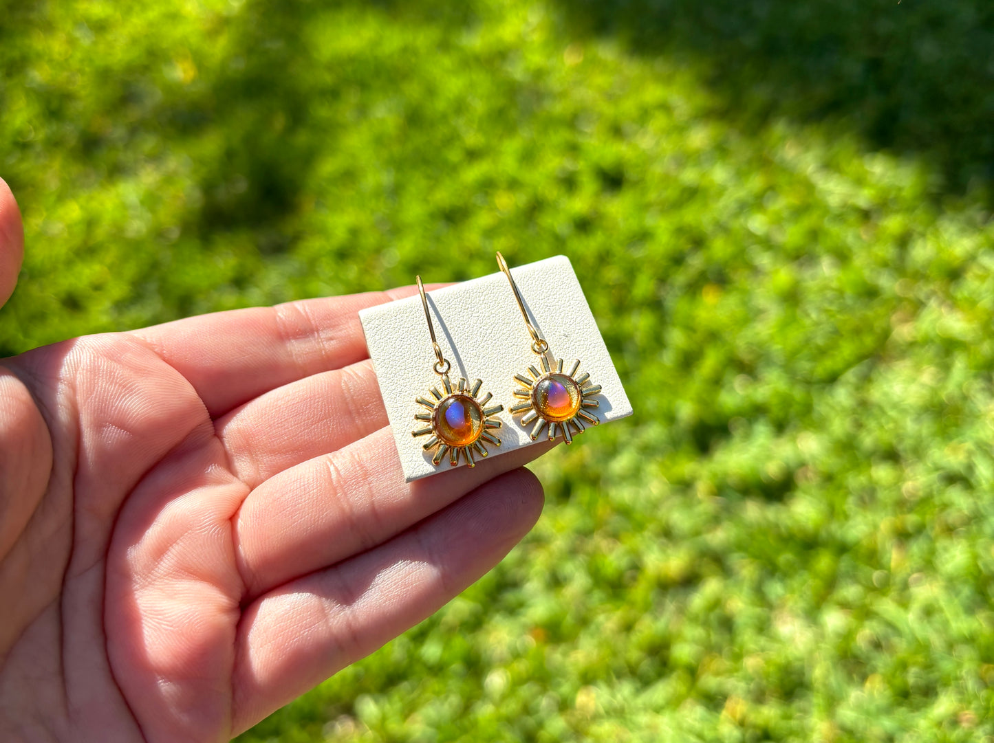 Mood Sea Glass™ Sun Earrings