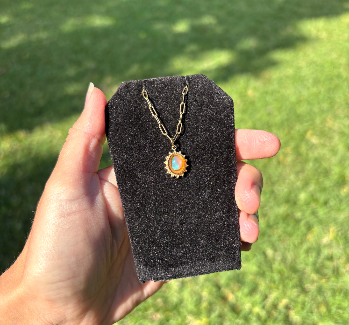 Mood Sea Glass™ Sun Pendant