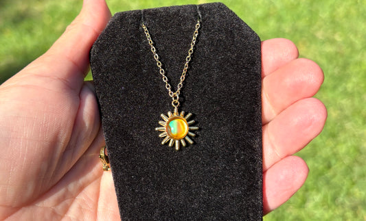 Mood Sea Glass™ Sun Pendant