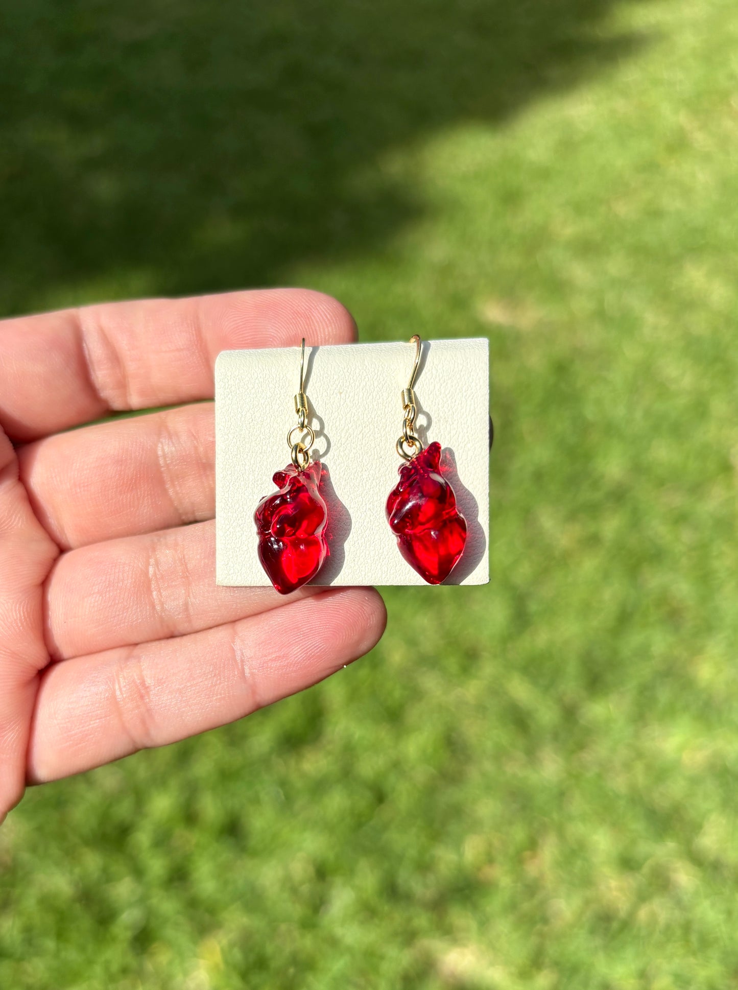 Anatomical Heart Earrings