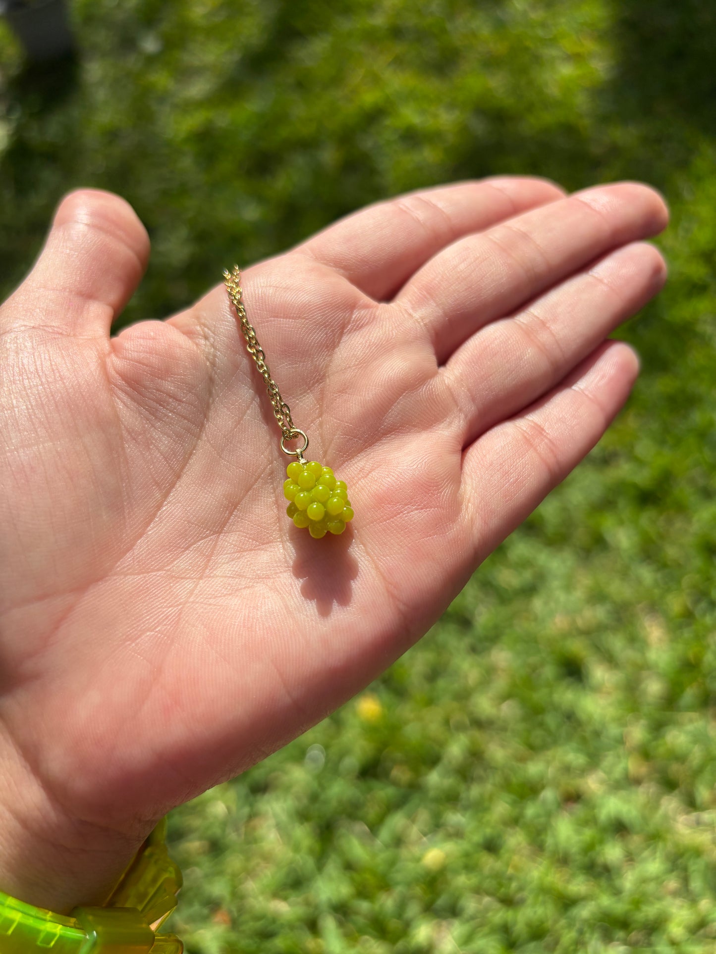 Chardonnay Grape Pendant