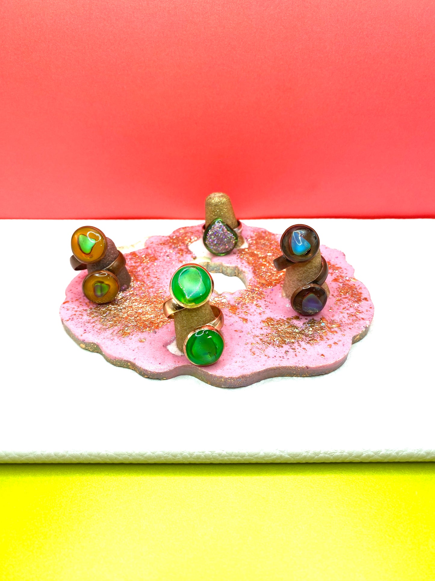 Mood Sea Glass™ Glow Rings