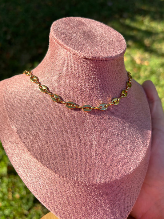 Disc Gold Chain