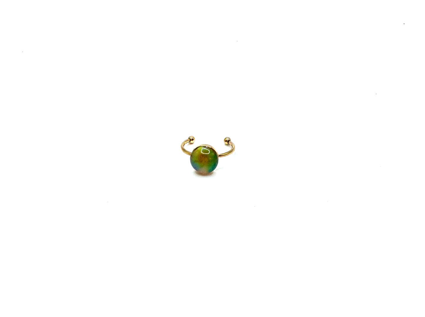 Gold Mood Sea Glass™ Ring