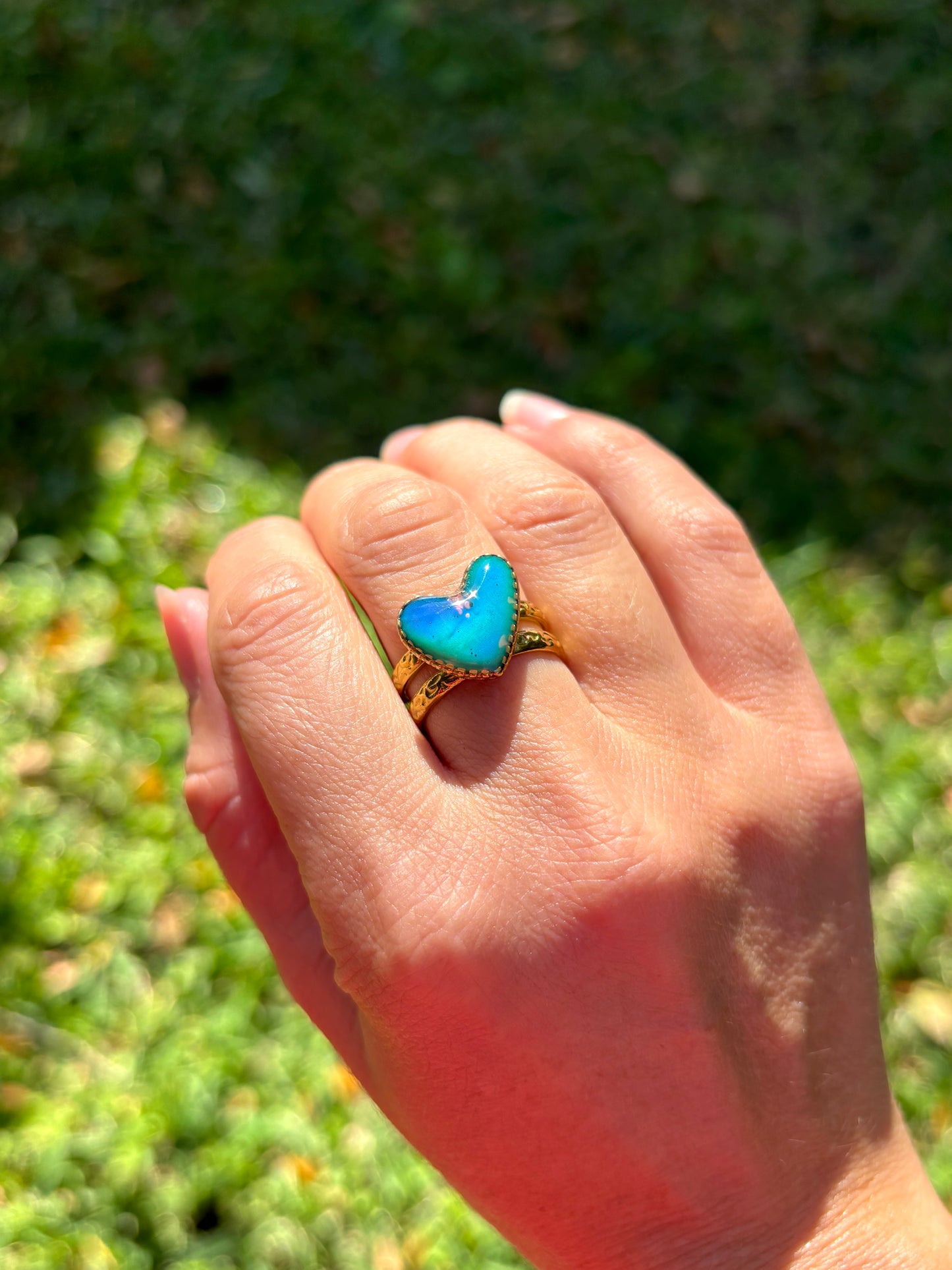 Color Changing Heart Mood Ring