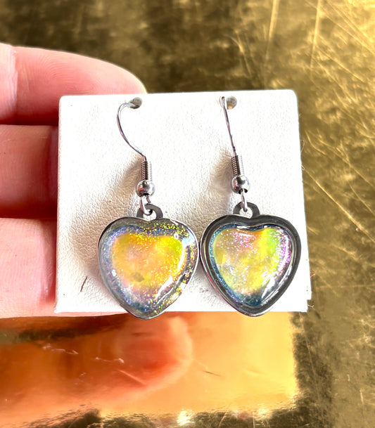 Mood Heart Earrings
