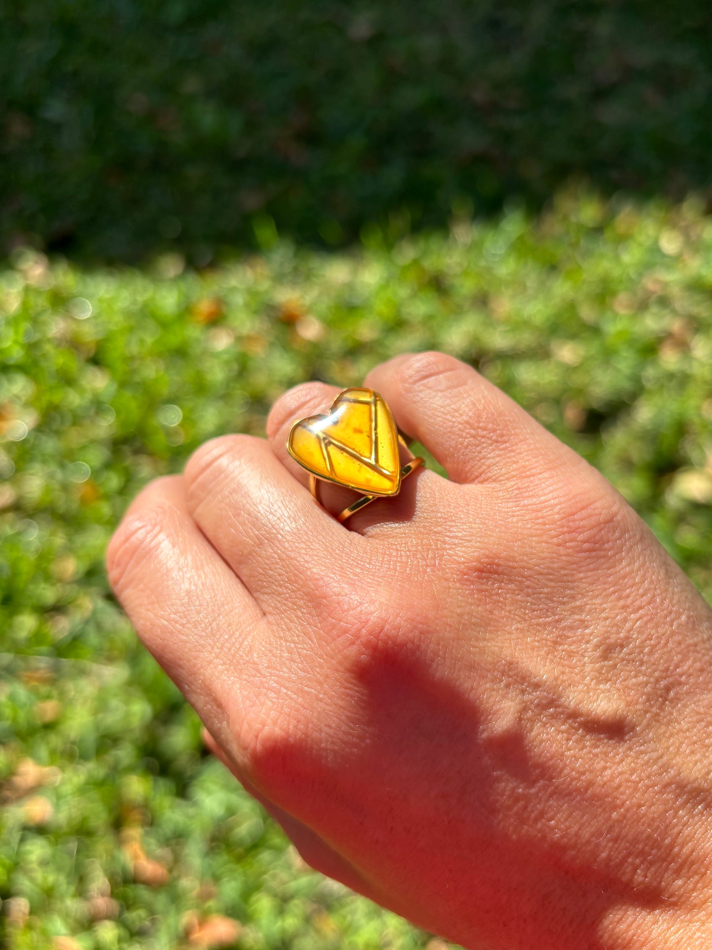 Heart Mood Color Changing Ring